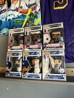 Funko Pop NFL Broncos & MLB Dodgers Set of 6