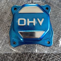 Predator 212 Valve Cover Chrome And Anodized Blue 