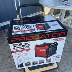 PREDATOR 3500 Watt Generator Super Quiet Inverter for Home RVs Camping Gas Power 