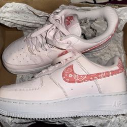 Pearl  pink /coral chalk- white Air Force 1