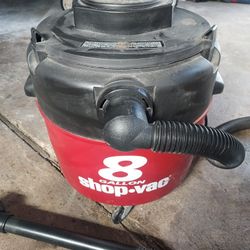 Shop Vac Wet Dry 8 Gallon Shop Vac Wet Dry W/ Hose/attachments Filter 2 Pk With Heavy Duty Casters  See Post. 