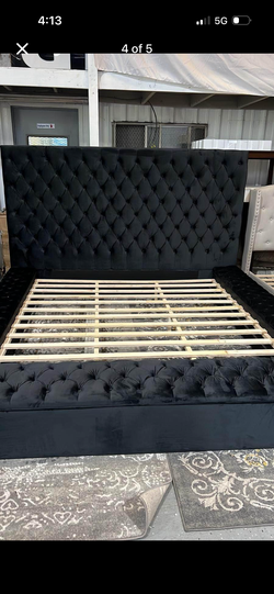 Gray Queen Size Bedframe
