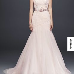 Blush Pink Wedding Dress 