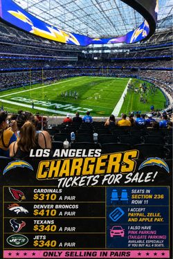 LA Chargers NFL Game Tickets