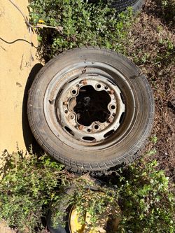 Used Tire on Steel Wheel