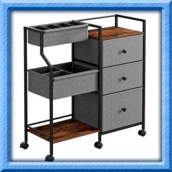 ITOPFOX BABY DIAPER CADDY ORGANIZER & STORAGE CART(NEW) $50