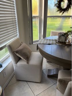 Restoration Hardware  Ellison  armless chairs