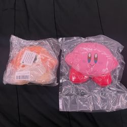 KIRBY AND WADDLE DEE PLUSHIES