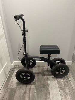 Midline All Terrain knee Scooter in like new condition.  Top of the line scooter - holds up to 350 lbs
