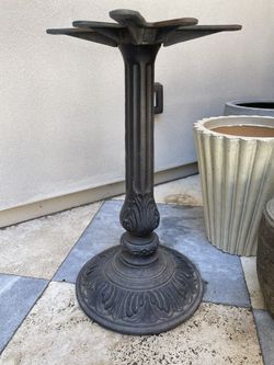 Vintage Cast Iron Bistro Table Pedestal