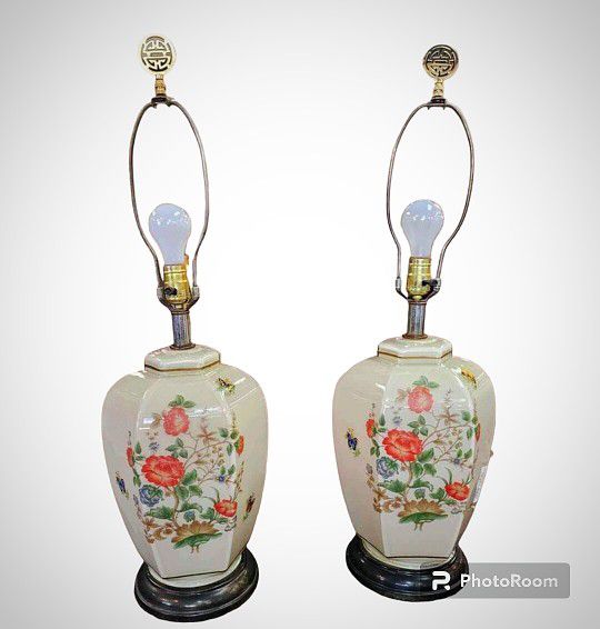 Pair Of Vintage Lamps 