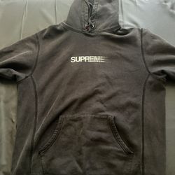 Supreme motion logo hoodie Black large 