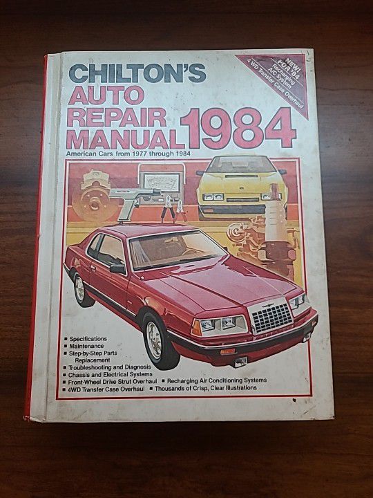 Chilton's Auto Repair Manual 1984