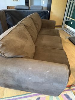 Brown Sofa & Loveseat - FREE