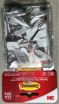 Command Small Wire Hooks Mega Pack 28-Pack