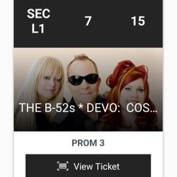 Devo B-52'S Tickets Concert B-52s