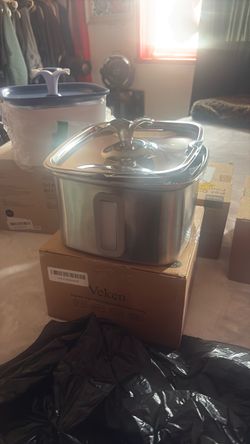 Veken Stainless Steel Pet Water Fountain