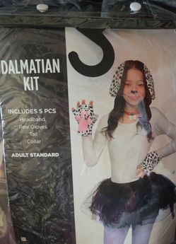 Dalmatian Costume Kit Youth/Adult Standard