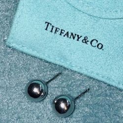 Tiffany & Co. Retired Sterling Silver Ball Stud Earrings