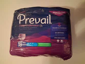 Woman's Hygiene Underwear Packet Size Large