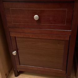 Wooden Nightstand 