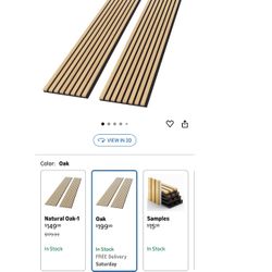 Acoustic Wall Panels (Oak)