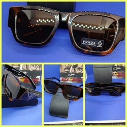 Prada Sunglasses.. Black Or Brown freams