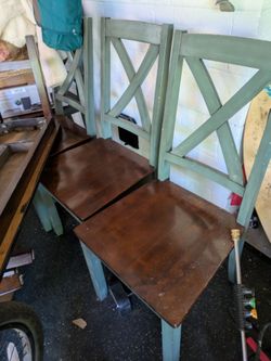 Free dinning table chairs and bench