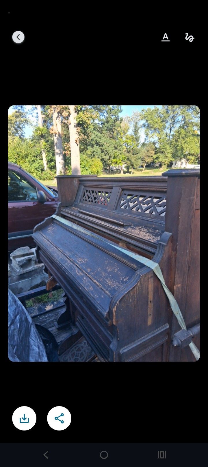 Old Organ(Reclaimed Wood)