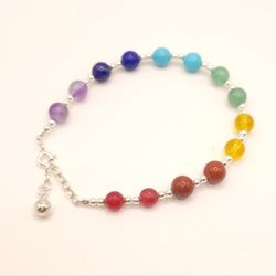 Natural Stones  Chacra Bracelet