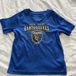 San Jose Earthquakes Blue And Gray Each Shirt Size 4T 