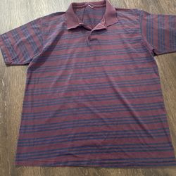 Men’s Striped Polo Shirt Size XL #5