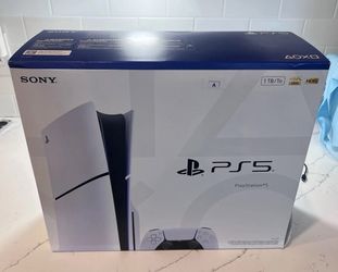 🔥 PS5 Slim Disc Edition — WITH BOX — LIKE NEW 🎮