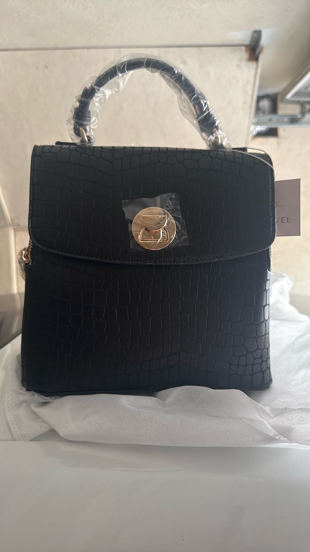 Black Mini Backpack