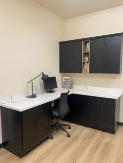 Real wood Black Kitchen Cabinets Wholesale 98108