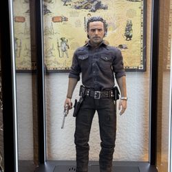 Custom Painted THREEZERO Hot Toys The Walking Dead Rick Grimes 1/6 Scale Figure