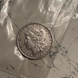 1896 Silver Dollar 
