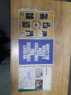 Basket ball card promo sheets