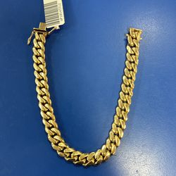 14kt Cuban Link Bracelet / 58g / 9.27mm / 8.75’ 