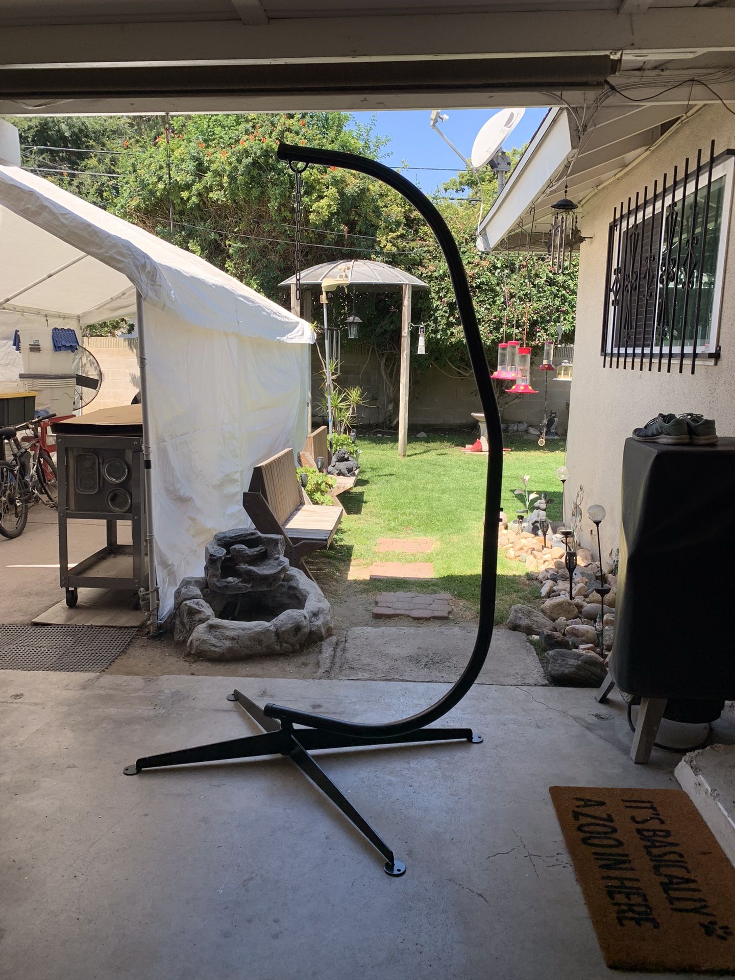 METAL HAMMOCK C-STAND & HAMMOCK