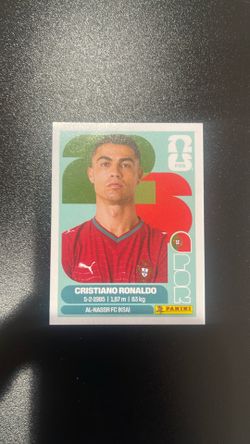 Cristiano Ronaldo panini sticker