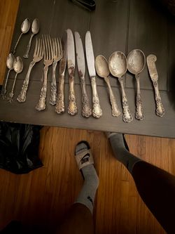 14 piece sterling silverware