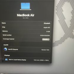 2022 MacBook