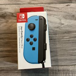 Official Nintendo Switch Joy-con (L)   Neon Blue
