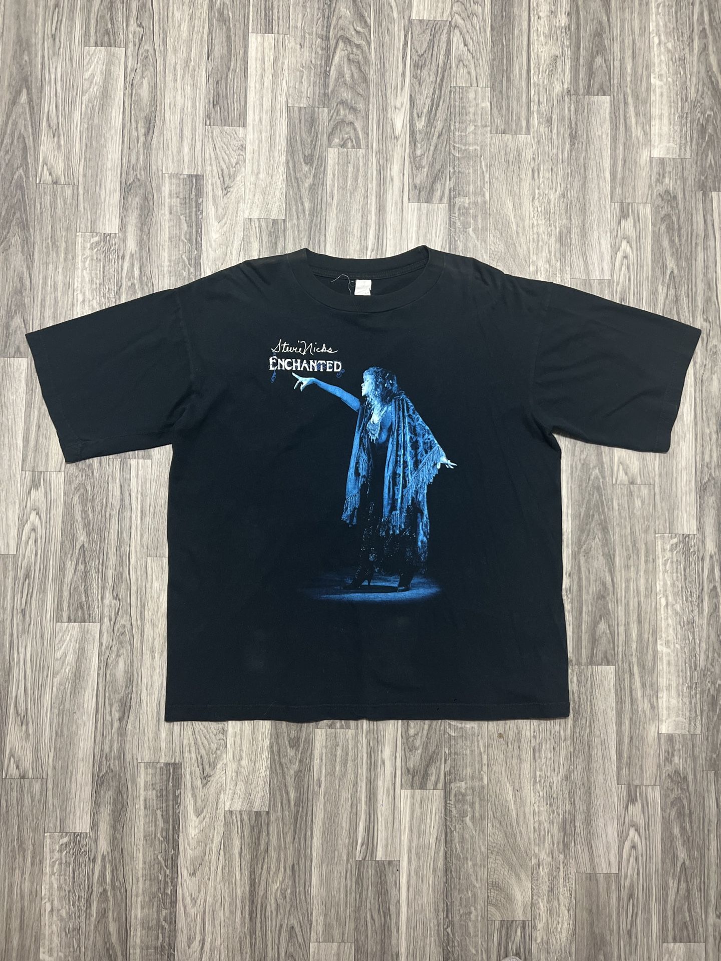 Vintage Stevie Nicks 1998 Enchanted Tour T Shirt XL Black Allsport Fleetwood Mac
