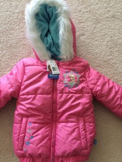 Disney Elsa child coat size 5/6