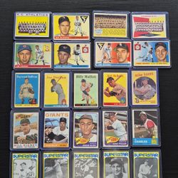 Vintage 1950's-1960's Baseball card collection For $60