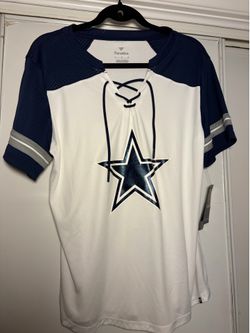 Dallas Cowboys Women’s Large  Laced Front Shirt