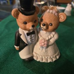 HOMCO BRIDE N GROOM Porcelain 