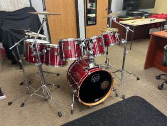 Mapex pro mars drums with cymbals